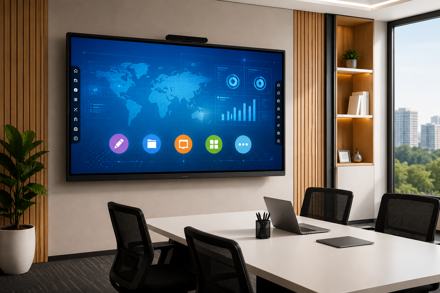 65 Inch Interactive Touch Display – Smart Collaboration for Modern Learning and Business