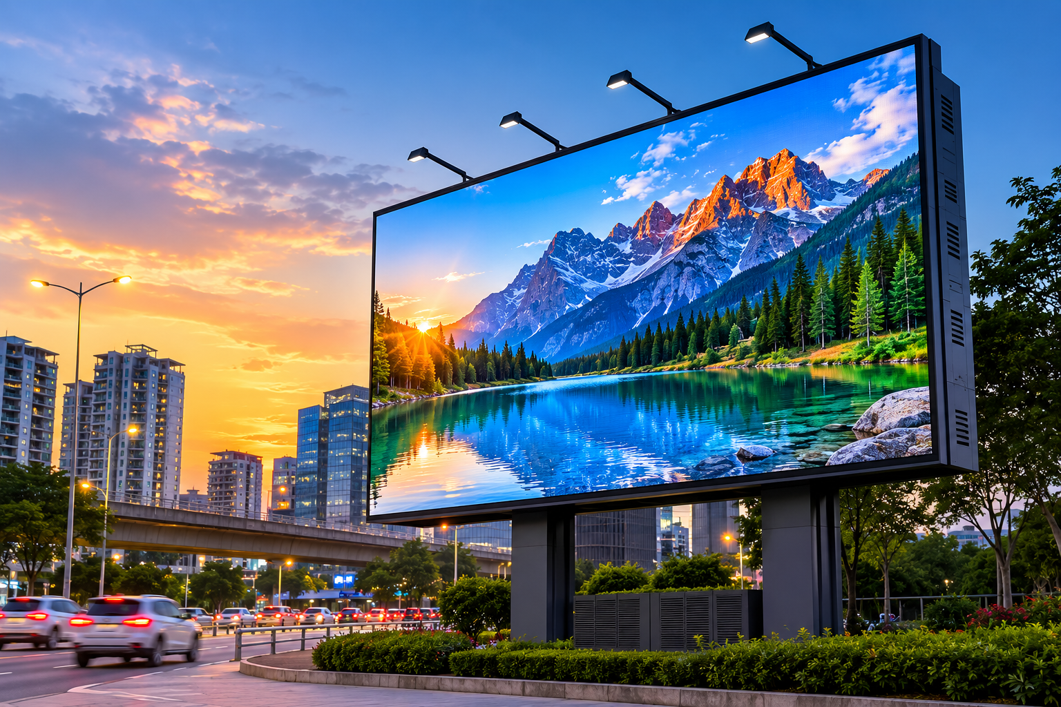 Active LED Outdoor Displays in India – High Brightness LED Screens by Saipur
