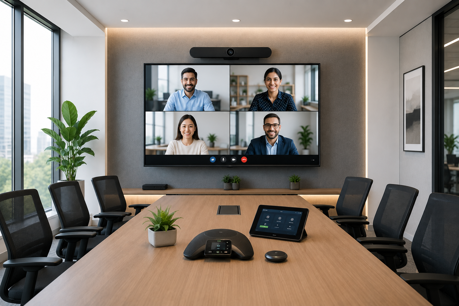 Video Conferencing System in India – Reliable Meeting Room Solutions by Saipur