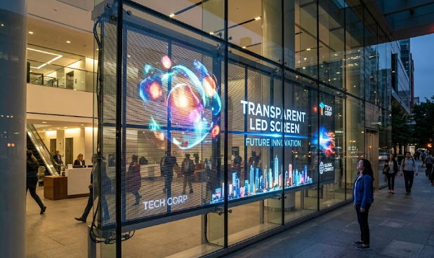 Transparent LED Screen: A Smart Display Solution for Modern Glass Spaces